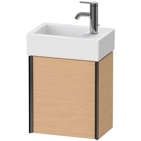 Xviu Wall-Mounted Vanity Unit Brushed Oak